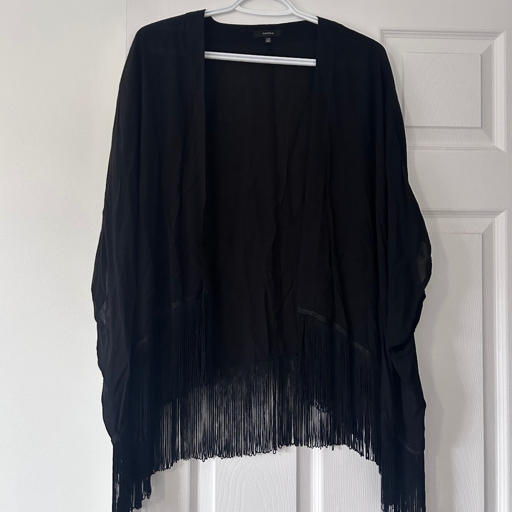 Stevie Nicks Vibes Talula fringed shrug